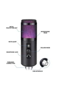 Midex V5 RGB Set USB Oyuncu ve Yayıncı Mikrofonu Condenser Stüdyo (Kayıt Gaming Tiktok Twitch Canlı yayın Discord Youtube) thumbnail 4