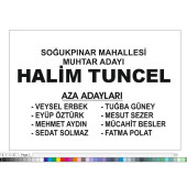 Muhtar Oy Pusulası 1000 Adet - Mahalle Muhtarlığı Seçimi - 4