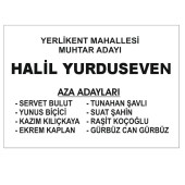Muhtar Oy Pusulası 1000 Adet - Mahalle Muhtarlığı Seçimi - 5