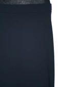 Eray Kadın Gönül Scuba Krep Astarsız Dar Kalem Lacivert Etek - 2