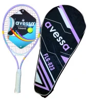Avessa Flg-623L Tek Parça Ahtapot Desenli Tenis Raket Set Lila - 1