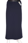 Eray Kadın Gönül Scuba Krep Astarsız Dar Kalem Lacivert Etek - 1
