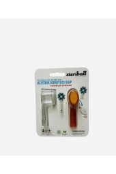 Steriball ŞARJLI VE PİLLİ DİŞ FIRÇALARI İÇİN HİJYENİK DİŞ FIRÇASI KORUMA KABI-2Lİ TURUNCU - 1