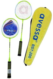 Avessa Bst-200Y Badmington Raket Set Yeşil - 1