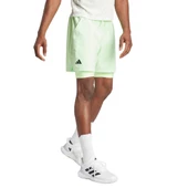 Adidas IL7380 Heat Ready Yeşil Taytlı Tenis Şortu - 1