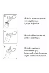 Xbyc 4015 Gidon Sonu 3D Mini Ayna Geniş Açılı Bisiklet Dikiz Aynası - 4