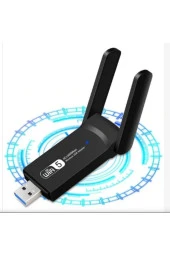 AC1300 Mbps Dual Band USB 3.0 Adaptör Kablosuz Wifi Alıcı - 1