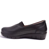 Polaris 105071 5 Nokta Ortopedik Günlük Siyah Kadın Deri Ayakkabı - 3