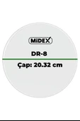 Midex DR-8R Şeffaf Renk 8 İnç Bateri Davul Tom Derisi Drumhead 8 inch (20.32 cm) - 3