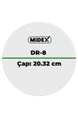 Midex DR-8R Şeffaf Renk 8 İnç Bateri Davul Tom Derisi Drumhead 8'' inch (20.32 cm) thumbnail 3