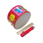 Midex Orf-TF-14RD Örf Aletleri Askılı Kırmızı Çocuk Davulu - 3