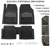 Audi A3 Sedan 1996-2003 4d Havuzlu Üniversal Yeni Nesil Pro Paspas Siyah - Gri - 1