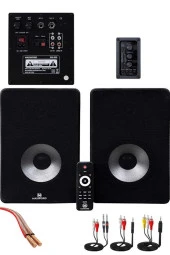 Maxword RM-500 Aktif Stüdyo Referans Monitörü 5 İNÇ ÇİFT Bluetooth USB 180 Watt - 2