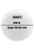 Midex DR-8WH Beyaz Renk 8 İnç Bateri Davul Tom Derisi Drumhead 8'' inch (20.32 cm) thumbnail 3