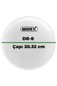 Midex DR-8WH Beyaz Renk 8 İnç Bateri Davul Tom Derisi Drumhead 8 inch (20.32 cm) - 3