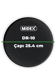 Midex DR-10BK Siyah Renk 10 İnç Bateri Davul Derisi Drumhead 10 inch (25.4 cm) - 3