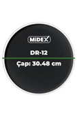 Midex DR-12BK Siyah Renk 12 İnç Alto Bateri Davul Derisi Drumhead 12'' inch (30.48 cm) thumbnail 3
