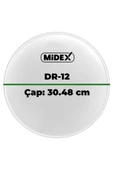 Midex DR-12WH Beyaz Renk 12 İnç Alto Bateri Davul Derisi Drumhead 12'' inch (30.48 cm) thumbnail 3