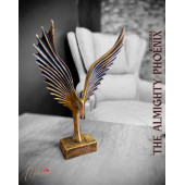 Anka Kuşu Heykeli Figür Dekoratif Obje Ve Biblo Masa Dekorasyon Salon Ofis Aksesuarları thumbnail 1