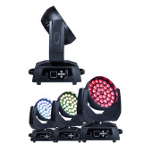 Quenlite ZL-1036 Zoom Wash 36x10W Moving Head Boyama Sahne Işık 16 Kanal DMX Kontrol - 2
