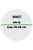 Midex DR-12R Şeffaf Renk 12 İnç Alto Bateri Davul Derisi Drumhead 12'' inch (30.48 cm) thumbnail 3