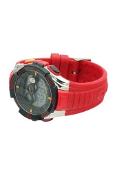 Galatasaray Orijinal Kırmızı Silikon Kordonlu Dijital Erkek Kol Saati - 3