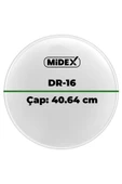 Midex DR-16WH Beyaz Renk 16 İnç Tom Bateri Davul Derisi Drumhead 16'' inch (40.64 cm) thumbnail 3