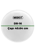 Midex DR-16WH Beyaz Renk 16 İnç Tom Bateri Davul Derisi Drumhead 16 inch (40.64 cm) - 3