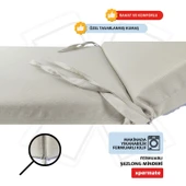 Fermuarlı Şezlong Minderi Katlanır Su Geçirmez Kumaş Katlanabilir Plaj Minderi 60x180x5 Bej thumbnail 3