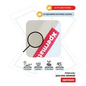 Fermuarlı Şezlong Minderi Katlanır Su Geçirmez Kumaş Katlanabilir Plaj Minderi 60x180x5 Bej thumbnail 4