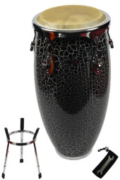 Midex TB-140 Profesyonel Desenli Özel Renk Doğal Ahşap Tumba Siam Meşesi Doğal Deri - 2