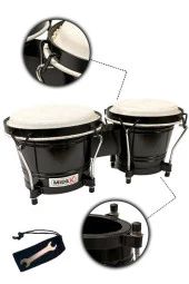 Midex BG-220 Siyah Bongo Siam Meşesi Doğal Deri - 1