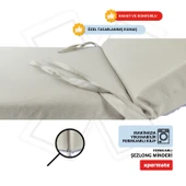 ltra Kalın Şezlong Minderi Fermuarlı Katlanır Şezlong Minderi Katlanabilir Plaj Minderi 60x180x7Bej thumbnail 3