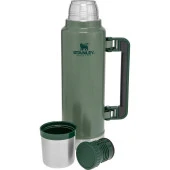 Stanley Klasik Vakumlu Paslanmaz Çelik Termos 1.4 LT The Legendary Classic Bottle 1.4L - Hammertone Green - 2