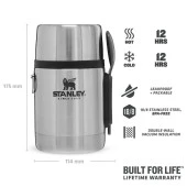 Stanley Adventure Vakumlu Yemek Termosu 0,53 Lt - 4