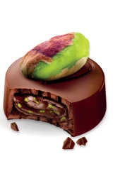 Konak Hanımefendi Antep Fıstık Parçacıklı & Dolgulu Sütlü Çikolata 1000 gr thumbnail 1