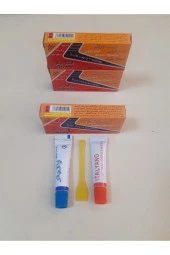 Ikiz Tüp Epoksi Plastik Çelik Yapıştırıcı -iran Arap Yapıştırıcı-çift Karışım-3 Adet - 1