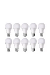 - 9-10w Led Ampul Beyaz Renk(6500K) 10'lu Paket - 1