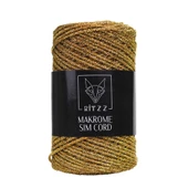 Makrome Sim Cord 2 MM Koyu Gold - 1
