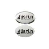 PERSONEL YAKA KARTI METAL ÖZEL BASKILI 5 ADET MIKNATISLI GÜMÜŞ - 1