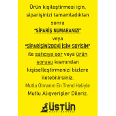 Firmanıza özel ikili Beyaz & Türk Saten Masa Bayrağı - 2