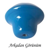 3 Adet Mavi Noktalı Mantar Düğme Kulp Çocuk Bebek Mobilya Çekmece Dolap Kapak Kulbu Metal Kulp Aksesuarları Vidalı thumbnail 4