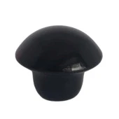 3 Adet Siyah Mantar Düğme Kulp Mobilya Çekmece Dolap Kapak Kulbu Metal Kulp Aksesuarları Vidalı - 5