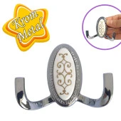 Seç Askı Krom Portmanto Askı Vestiyer Duvar Askısı Metal Dolap Elbise Askılığı - 1