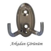Seç Askı Krom Portmanto Askı Vestiyer Duvar Askısı Metal Dolap Elbise Askılığı - 5
