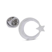 Hayal Sepeti Ay Yıldız Rozet Şık Tasarım 2x2cm - 2