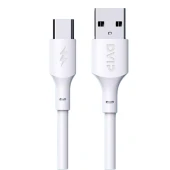 DVIP L24 6A 100W UsbA to Type-C Hızlı Şarj ve Data Kablosu Beyaz thumbnail 2