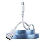 DVIP L24 6A 100W UsbA to Type-C Hızlı Şarj ve Data Kablosu Beyaz thumbnail 4