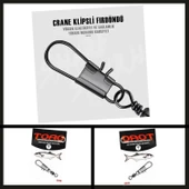 Uyguna-Yakala 12 Adet No: 3 (sw145)Protackle Crane Klipsli Fırdöndü-RDN.038 thumbnail 2