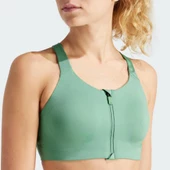 Adidas IT6655 TLRD Impact Luxe Destekli Pedli Yeşil Sporcu Brası - 2